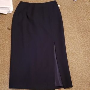 Navy blue skirt